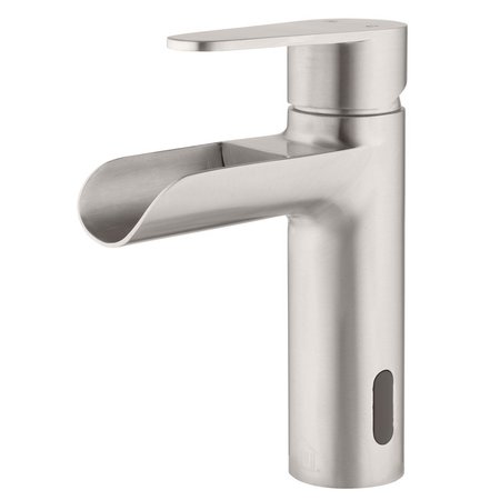 HOMEWERKS Homewerks Waterfall Brushed Nickel Motion Sensing Single-Handle Bathroom Sink Faucet 2 in. 29-B413S-HW